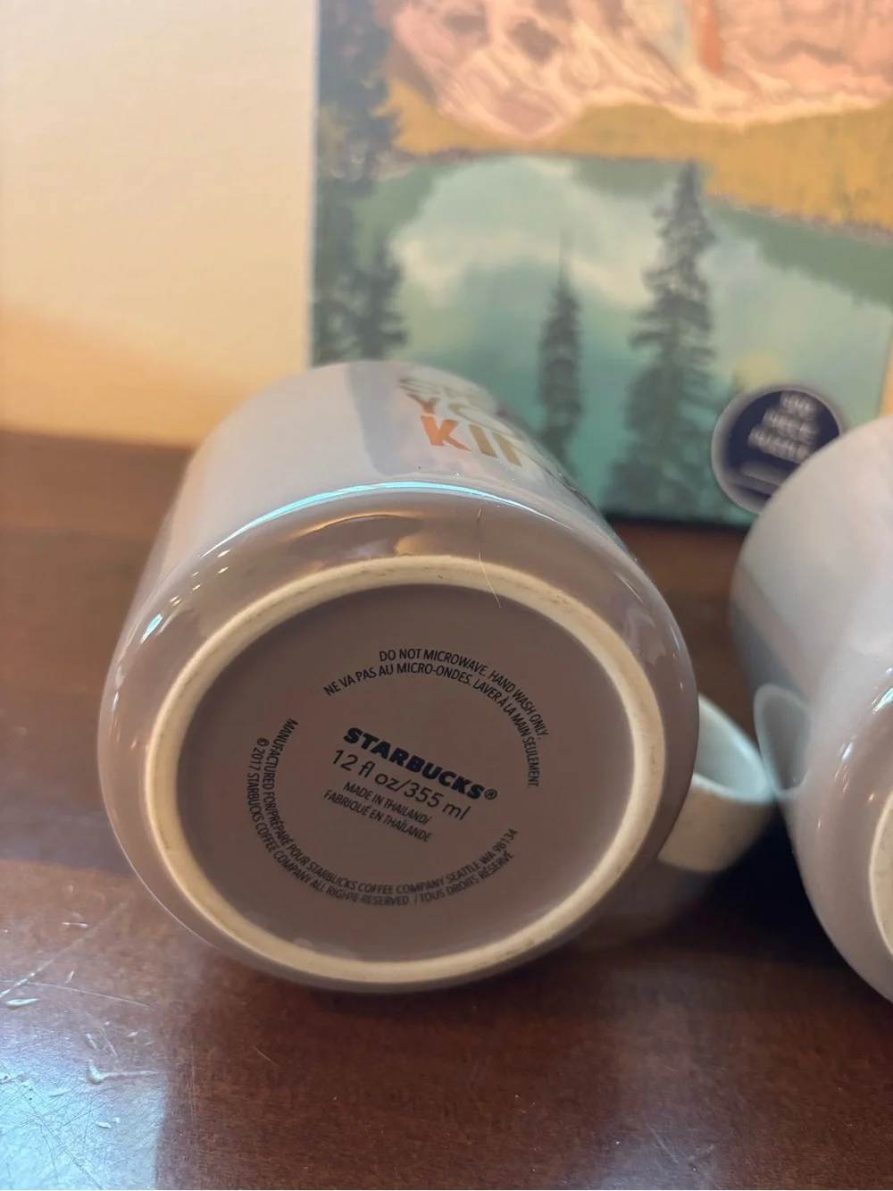Set of Speak Your Kind Starbucks mugs